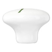 グリーンギンコの葉ノブ セラミックノブ (側面)