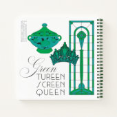 グリーンクイーンノートブック ノートブック (裏面)