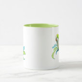 グリーンクエアカオウム マグカップ (中央)