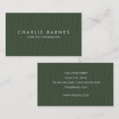 グリーンクフェイクロックの名刺 名刺 (正面/裏面)