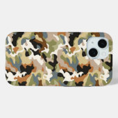 グリーンクラシックカモフラージュ Case-Mate iPhoneケース (裏面 (横))