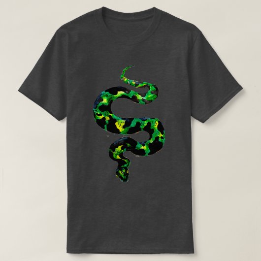 グリーンクラシックスネークTシャツ Tシャツ (デザイン正面)