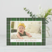 グリーンクラシックプレイド |休日の写真 シーズンカード (スタンド正面)