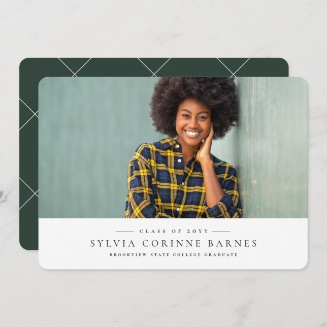 グリーンクラシック水平卒業発表 (正面/裏面)