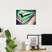 グリーンクラシック自動車タイライトポスター ポスター (ホームオフィス)