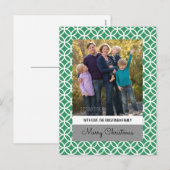 グリーンクラスダイヤモンドホリデーフォトポストカード シーズンポストカード (正面/裏面)