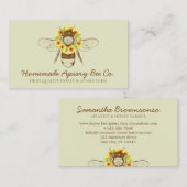 グリーンクラスヒマワリフローラアピールハニービー 名刺 (正面/裏面)