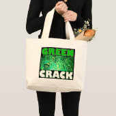 グリーンクラック ラージトートバッグ (正面(商品))
