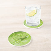 グリーンクリケットカモフラージコースター コースター (側面)