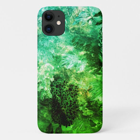 グリーンクリスタルの層 Case-Mate iPhoneケース (裏面)