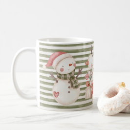 グリーンクリスマスキャラクターマグ コーヒーマグカップ