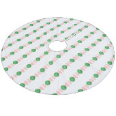 グリーンクリスマスキャンディツリースカート フリース ツリースカート (アングル)