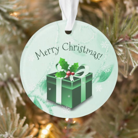 グリーンクリスマスギフトオーナメント オーナメント (ツリー)