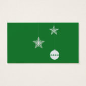 グリーンクリスマスギフトタグ (裏面)