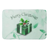グリーンクリスマスギフトバスマット バスマット (正面)