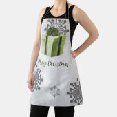 グリーンクリスマスギフトホリデーエプロン エプロン (インサイチュ)