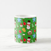 グリーンクリスマスクッキーマグ コーヒーマグカップ (中央)