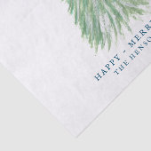 グリーンクリスマスツリーウォーターカラースケッチホリデー 薄葉紙 (詳細)