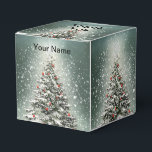 グリーンクリスマスツリーカラフルオーナメント白雪 フェイバーボックス<br><div class="desc">緑のクリスマスツリーカラフルオーナメント白い雪のお気に入りボックス。美ユニークしいスタイリッシュデザイン簡単パーソナライズされた。フォントスタイル、サイズ、色を変更できる。一致する項目が使用可能。</div>