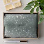 グリーンクリスマスツリーカラフルオーナメント白雪 薄葉紙 (ギフト)