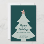 グリーンクリスマスツリーバラ金ゴールドスターホリデームービング 案内状 (正面)