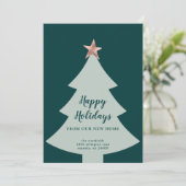 グリーンクリスマスツリーバラ金ゴールドスターホリデームービング 案内状 (スタンド正面)