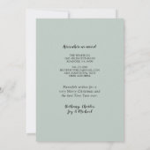 グリーンクリスマスツリーバラ金ゴールドスターホリデームービング 案内状 (裏面)