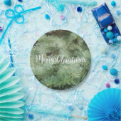 グリーンクリスマスツリーパインホリデーカスタムパーティー ペーパープレート (パーティー)