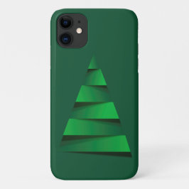 グリーンクリスマスツリーホリデー iPhone 11 ケース