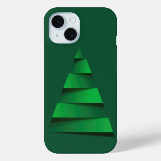 グリーンクリスマスツリーホリデー Case-Mate iPhoneケース (裏面)