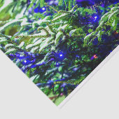 グリーンクリスマスツリーレッドボール 薄葉紙 (詳細)