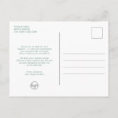 グリーンクリスマスツリー企業の事業 シーズンポストカード (裏面)