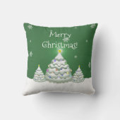 グリーンクリスマスツリー装飾用クッション クッション (裏面)