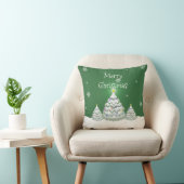 グリーンクリスマスツリー装飾用クッション クッション (椅子)