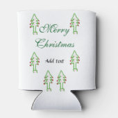 グリーンクリスマスツリー赤さくらんぼメリークリスマスモ 缶クーラー (裏面)