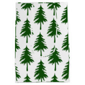グリーンクリスマスツリー ミディアムペーパーバッグ (裏面)