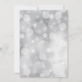 グリーンクリスマスツリー 招待状 (裏面)