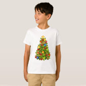 グリーンクリスマスツリー Tシャツ (正面フル)