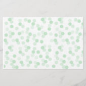 グリーンクリスマストイル。 (裏面)