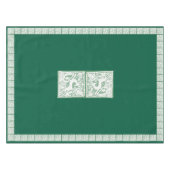 グリーンクリスマストナディレース52インチx 70インチ テーブルクロス (正面(横))