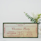 グリーンクリスマスパーティー招待状 招待状 (スタンド正面)