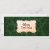 グリーンクリスマスパーティー招待状 招待状 (裏面)