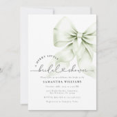 グリーンクリスマスブライダルシャワーへの招待 招待状 (正面)