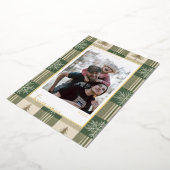 グリーンクリスマスプリーズ 箔シーズンカード (回転した状態)