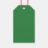 グリーンクリスマスボール ギフトタグ (裏面)