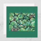 グリーンクリスマスボール シーズンカード (正面/裏面)