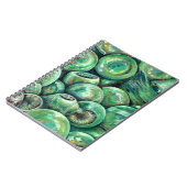 グリーンクリスマスボール ノートブック (左側)