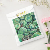 グリーンクリスマスボール フェイバーバッグ (封をした状態)