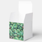 グリーンクリスマスボール フェイバーボックス (オープン)