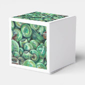 グリーンクリスマスボール フェイバーボックス (裏面サイド)